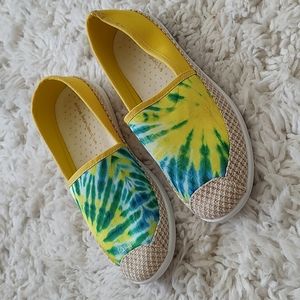 Colorful slip on shoes